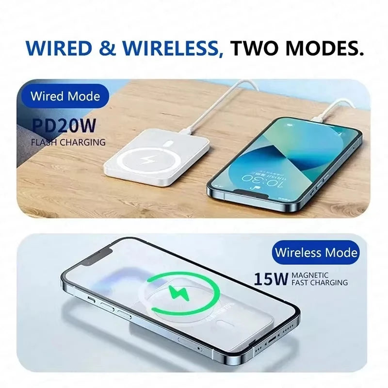 Power Bank Charger Fast Charging External Spare Battery For Apple iPhone Android Magsafes
