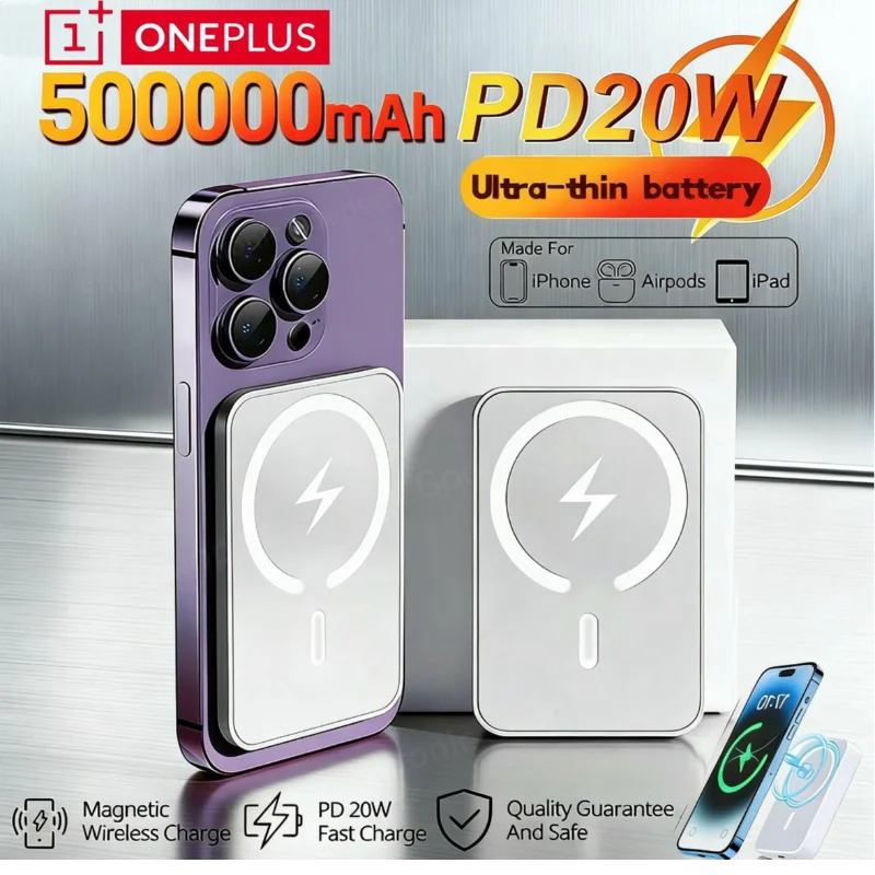 Power Bank Charger Fast Charging External Spare Battery For Apple iPhone Android Magsafes