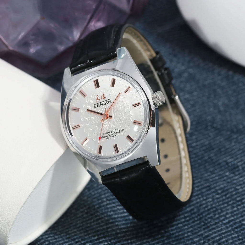 Men’s Hand-Wind Mechanical Watch 7120 Waterproof Bauhaus Design Watch for Men Wholesale