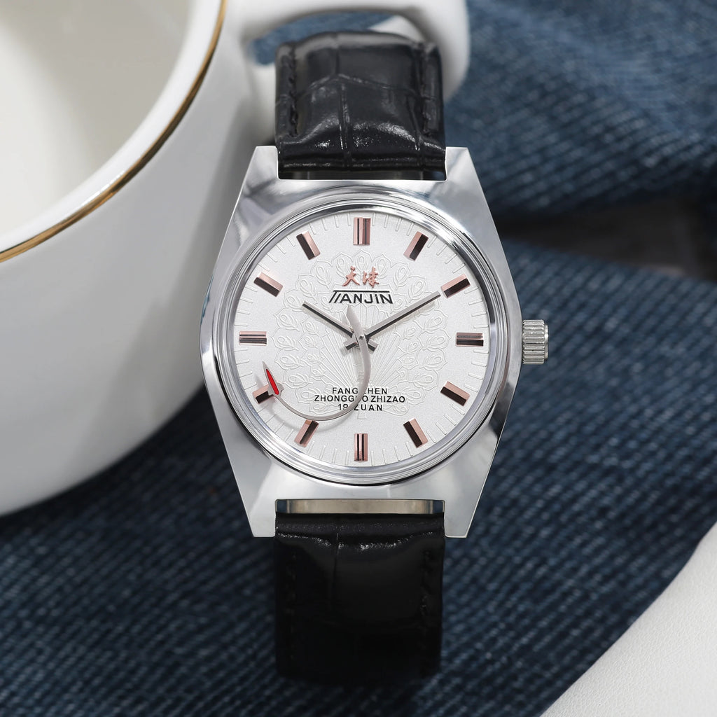 Men’s Hand-Wind Mechanical Watch 7120 Waterproof Bauhaus Design Watch for Men Wholesale