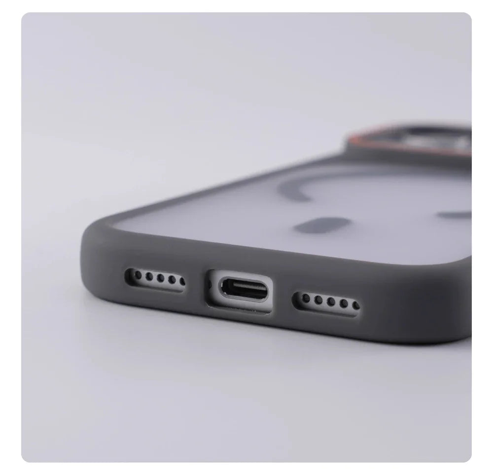 Luxury Matte Translucent For Magsafe Case For iPhone 17 16 Pro Max 15 14 Plus Magnetic Wireless Charging Shockproof Cover Shell