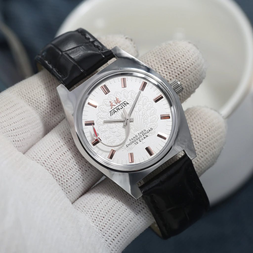 Men’s Hand-Wind Mechanical Watch 7120 Waterproof Bauhaus Design Watch for Men Wholesale
