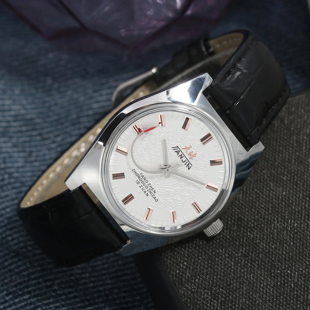 Men’s Hand-Wind Mechanical Watch 7120 Waterproof Bauhaus Design Watch for Men Wholesale
