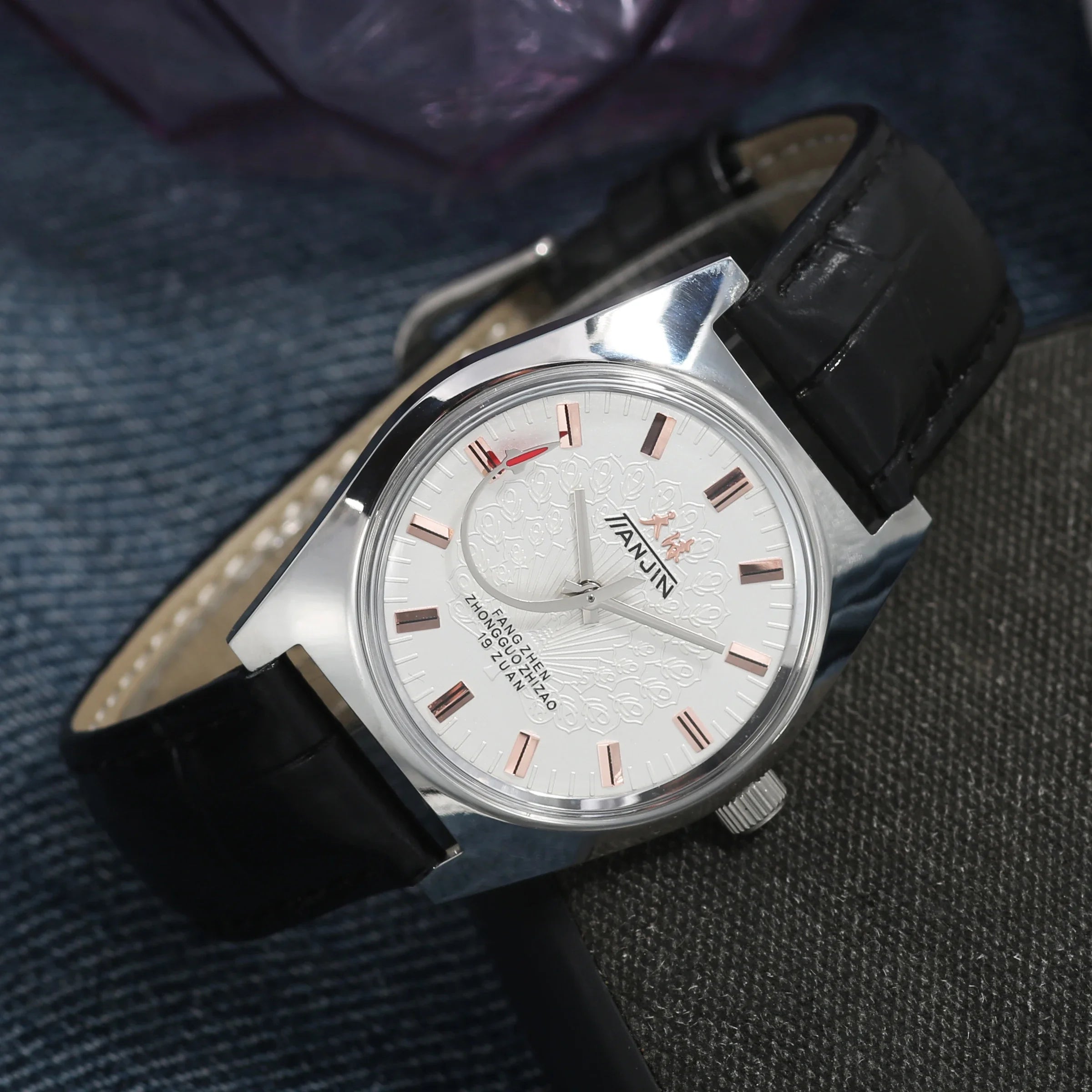 Men’s Hand-Wind Mechanical Watch 7120 Waterproof Bauhaus Design Watch for Men Wholesale