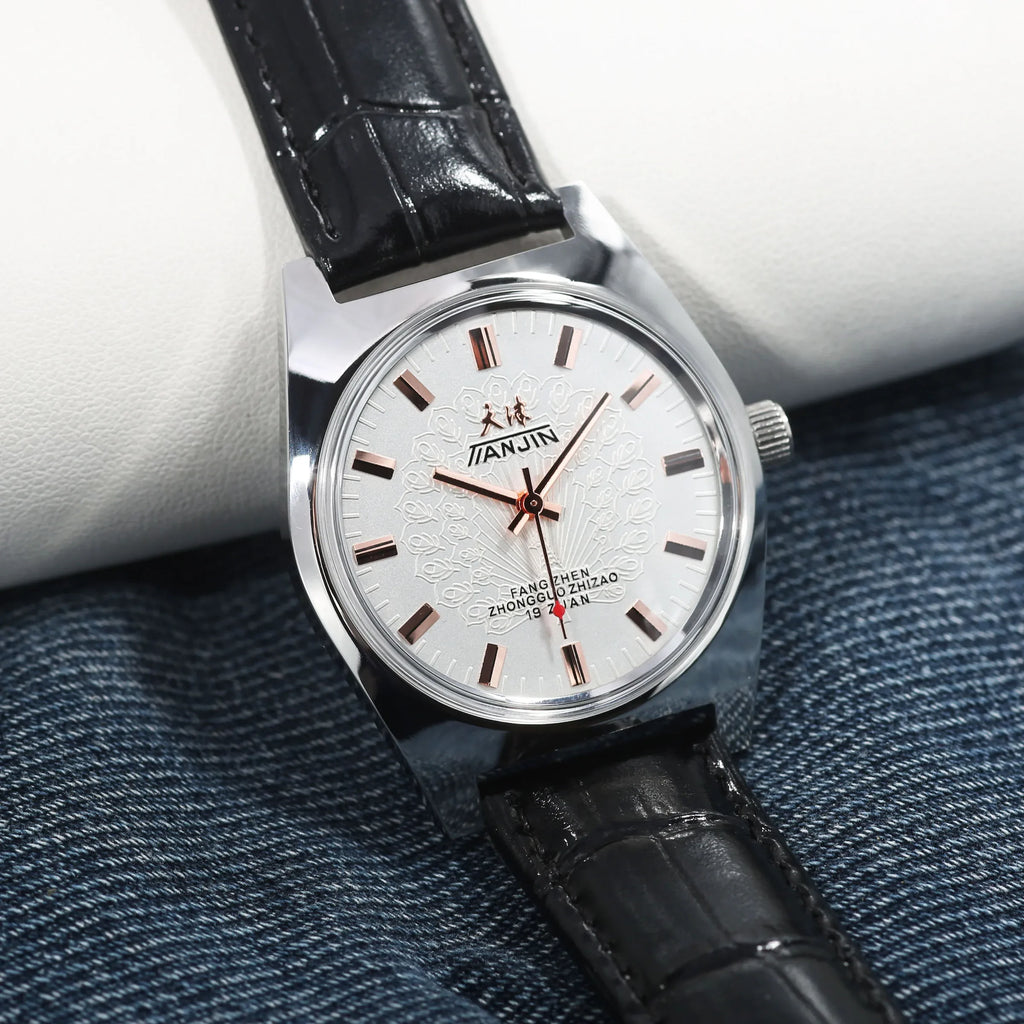 Men’s Hand-Wind Mechanical Watch 7120 Waterproof Bauhaus Design Watch for Men Wholesale