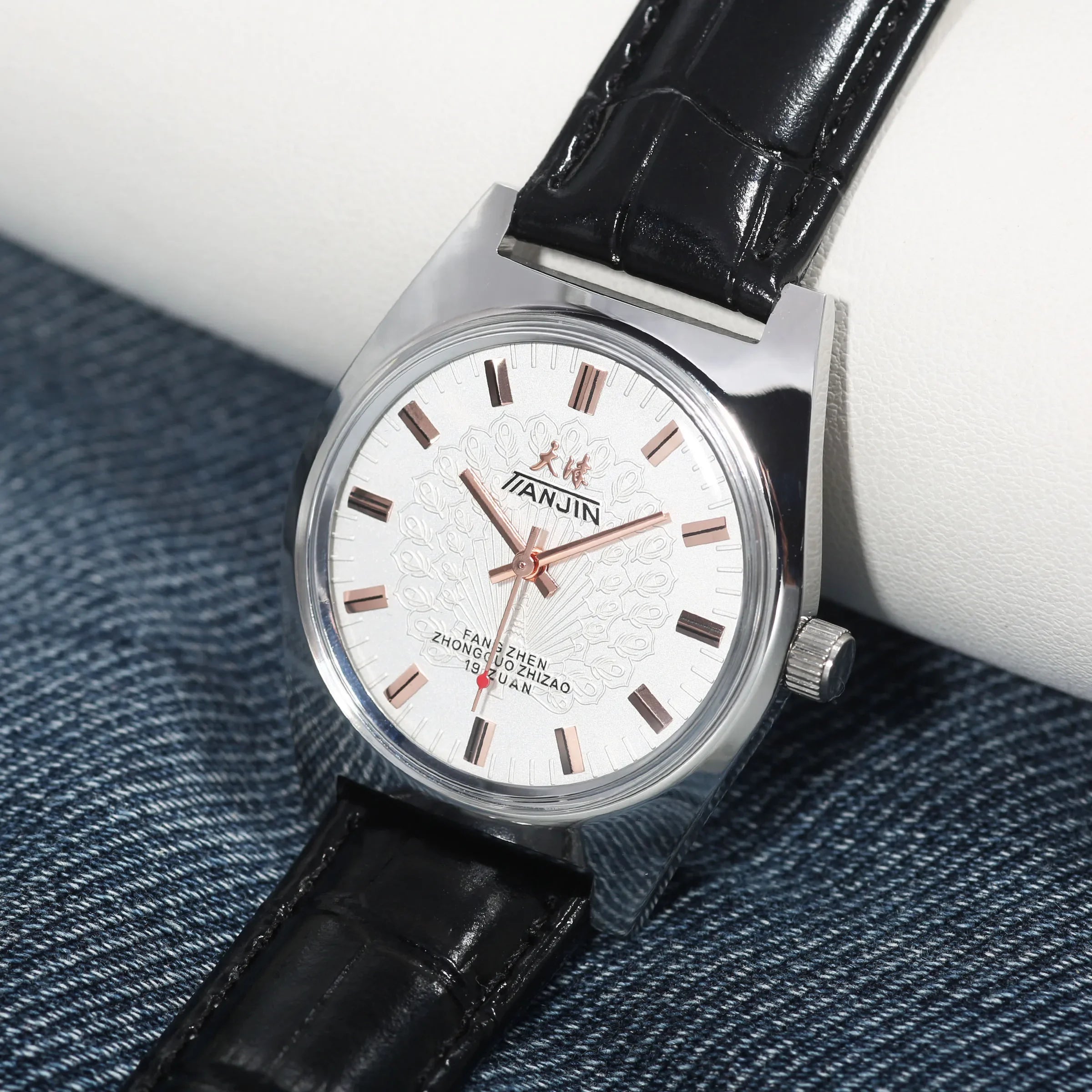 Men’s Hand-Wind Mechanical Watch 7120 Waterproof Bauhaus Design Watch for Men Wholesale
