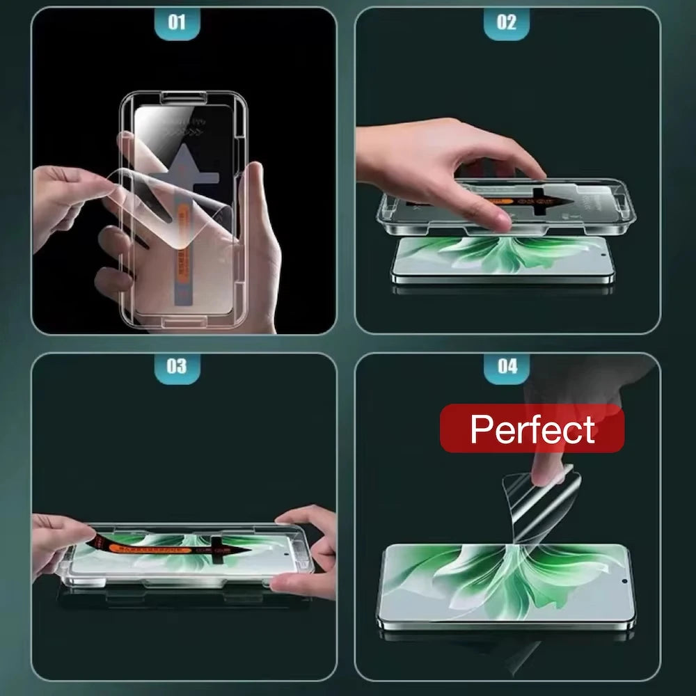 NNBILI 2Pcs For Xiaomi Redmi Note 13 14 15 Pro Plus + Red Mi Toughened Glass Screen Protector Protective With Install Kit