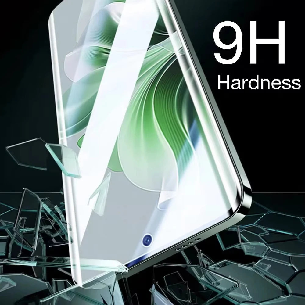 NNBILI 2Pcs For Xiaomi Redmi Note 13 14 15 Pro Plus + Red Mi Toughened Glass Screen Protector Protective With Install Kit