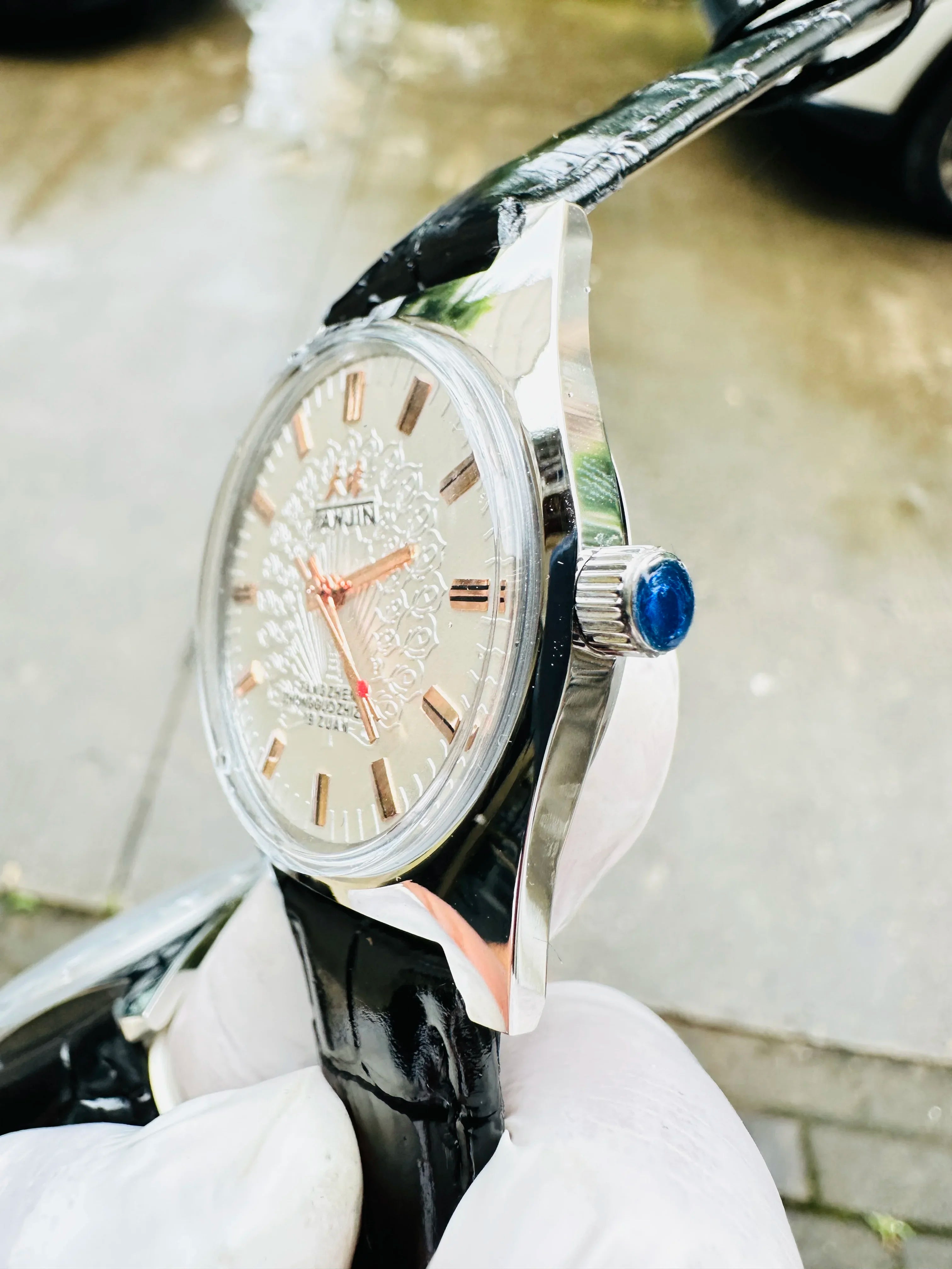 Men’s Hand-Wind Mechanical Watch 7120 Waterproof Bauhaus Design Watch for Men Wholesale