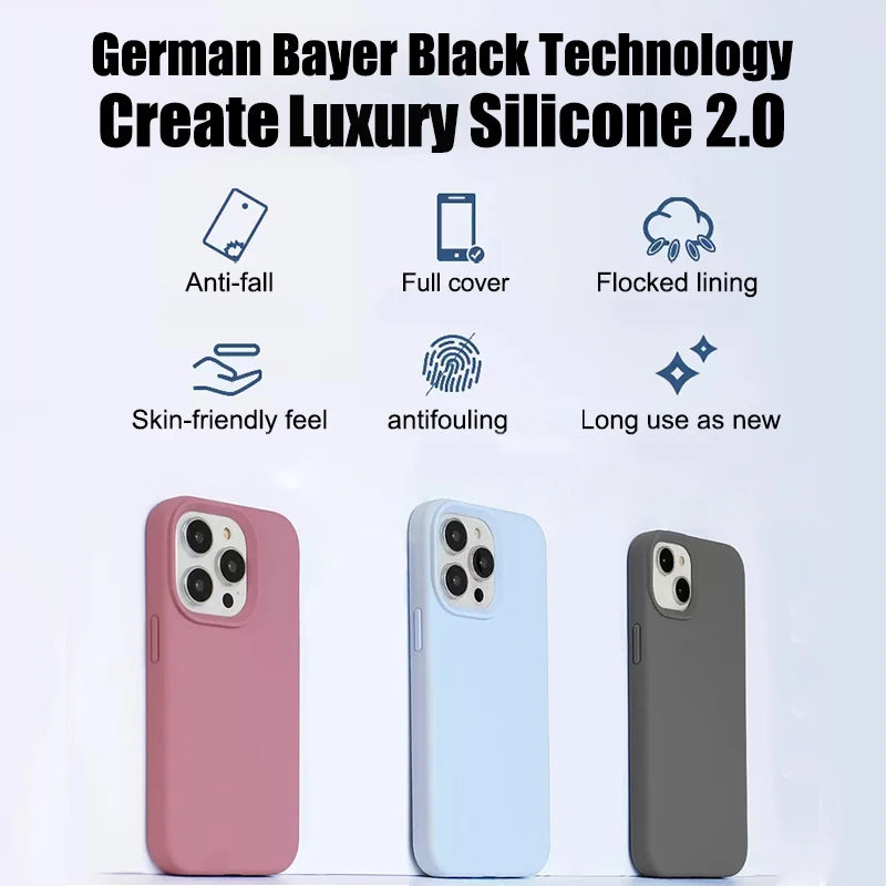 For iPhone 17 Pro Max Case Upgrade Phone Case For APPLE iPhone 11 12 13 14 15 16 Pro Max Cases Shockproof Back Cover Accessories