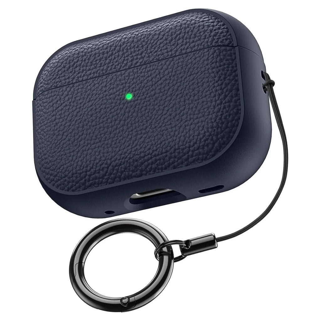 2025 Capa For AirPods Pro 3 Case Soft TPU Leather Design Protective Cover For AirPods 4 3 2 1 Pro 2 Pro2 Pro3 Cases With Lanyard