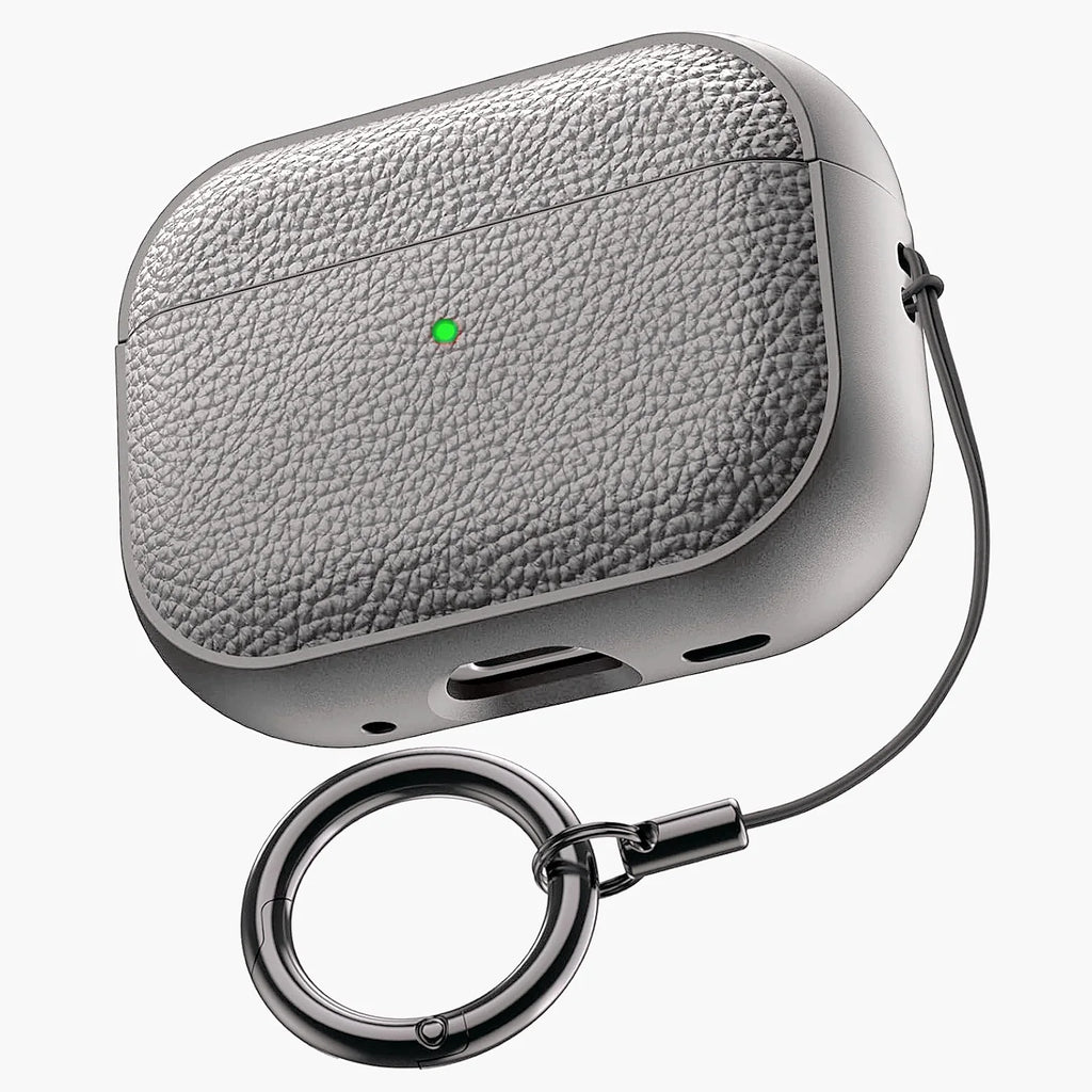 2025 Capa For AirPods Pro 3 Case Soft TPU Leather Design Protective Cover For AirPods 4 3 2 1 Pro 2 Pro2 Pro3 Cases With Lanyard