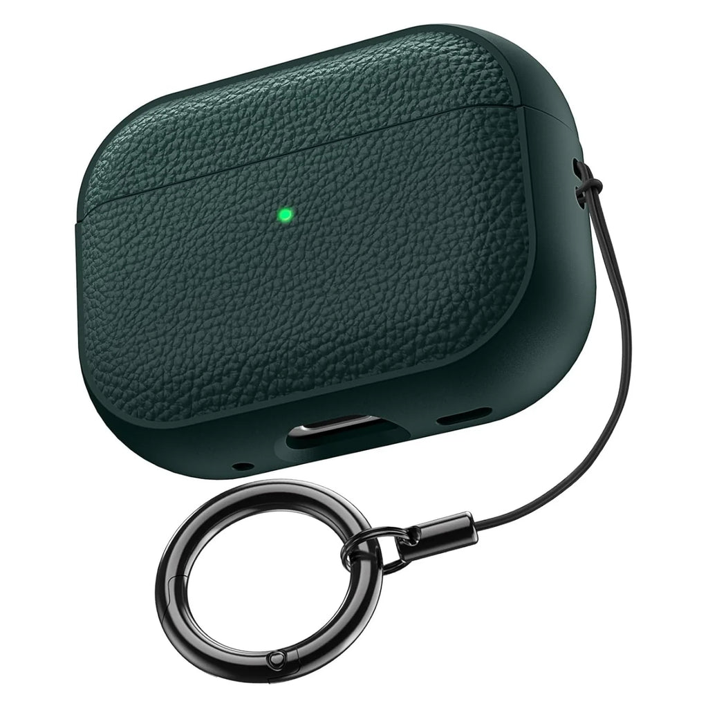 2025 Capa For AirPods Pro 3 Case Soft TPU Leather Design Protective Cover For AirPods 4 3 2 1 Pro 2 Pro2 Pro3 Cases With Lanyard