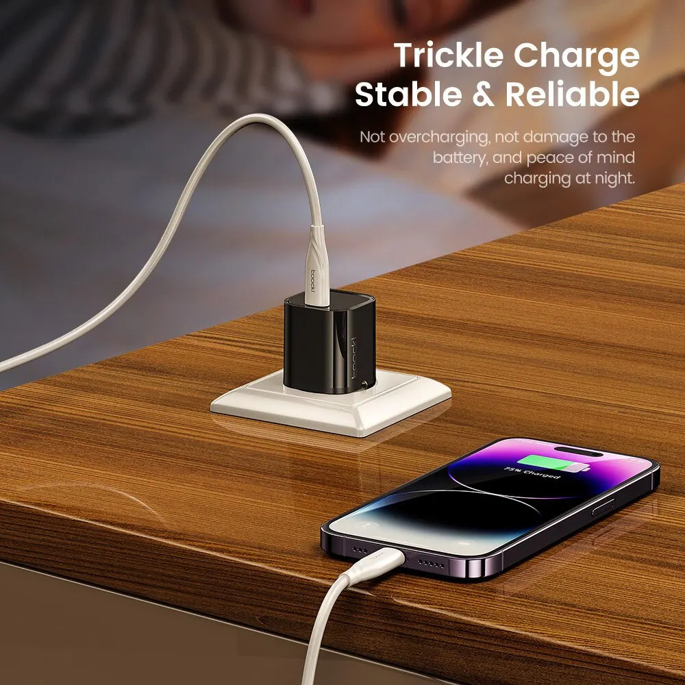 Toocki 20W GaN USB Charger QC 3.0 PD Fast Type C Charger For iPhone 15 14 Pro Max Xiaomi Samsung S23 Type C Mini Phone Charger
