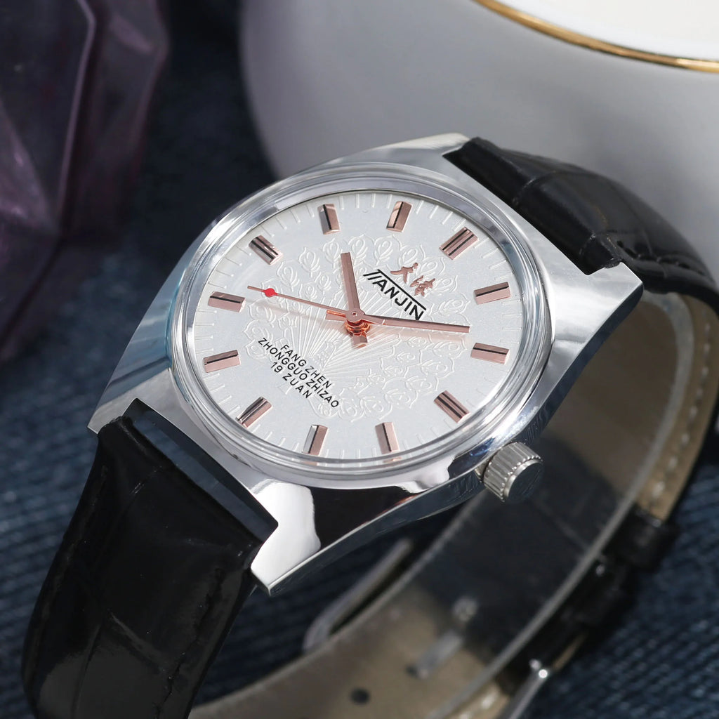Men’s Hand-Wind Mechanical Watch 7120 Waterproof Bauhaus Design Watch for Men Wholesale