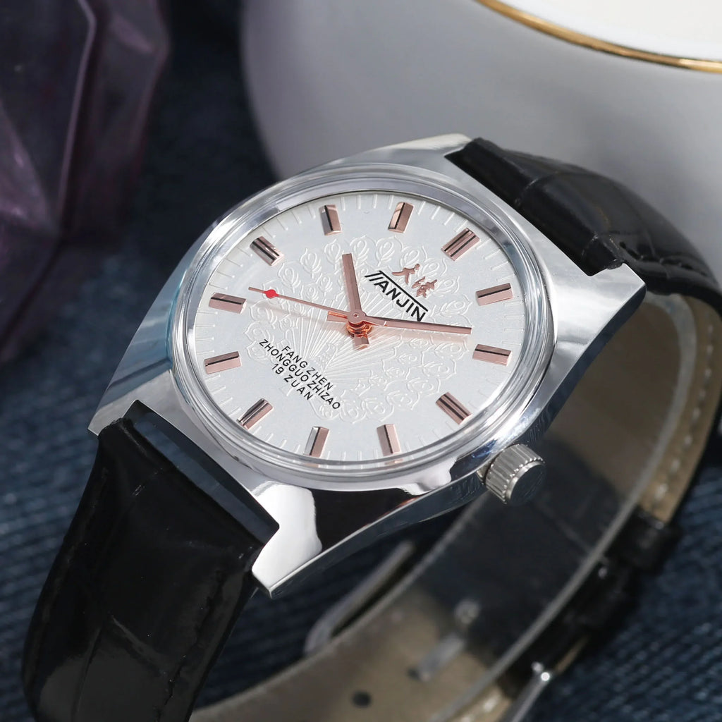 Men’s Hand-Wind Mechanical Watch 7120 Waterproof Bauhaus Design Watch for Men Wholesale