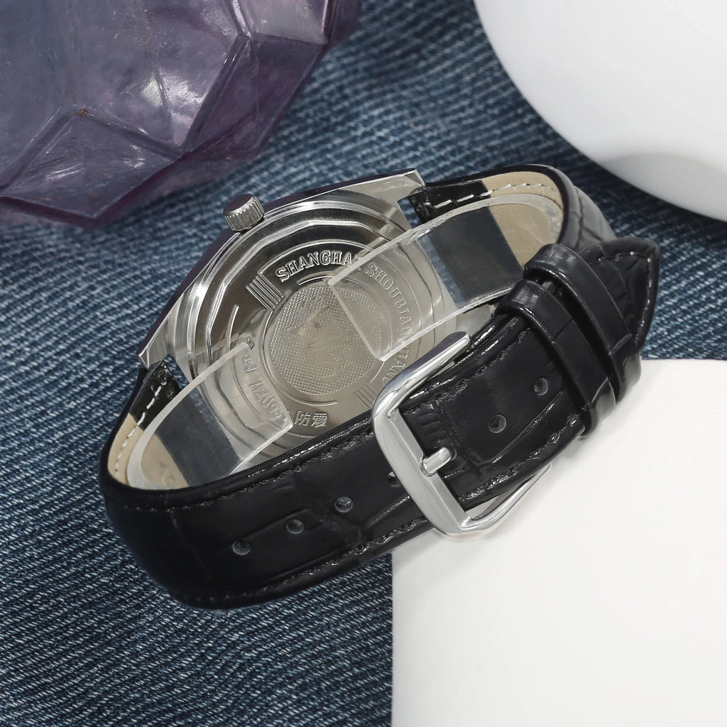Men’s Hand-Wind Mechanical Watch 7120 Waterproof Bauhaus Design Watch for Men Wholesale