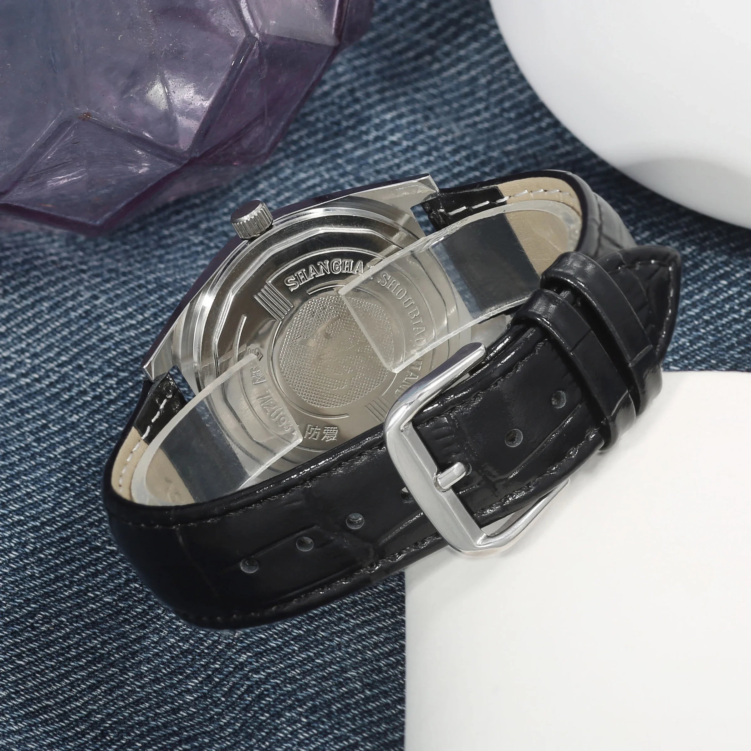 Men’s Hand-Wind Mechanical Watch 7120 Waterproof Bauhaus Design Watch for Men Wholesale