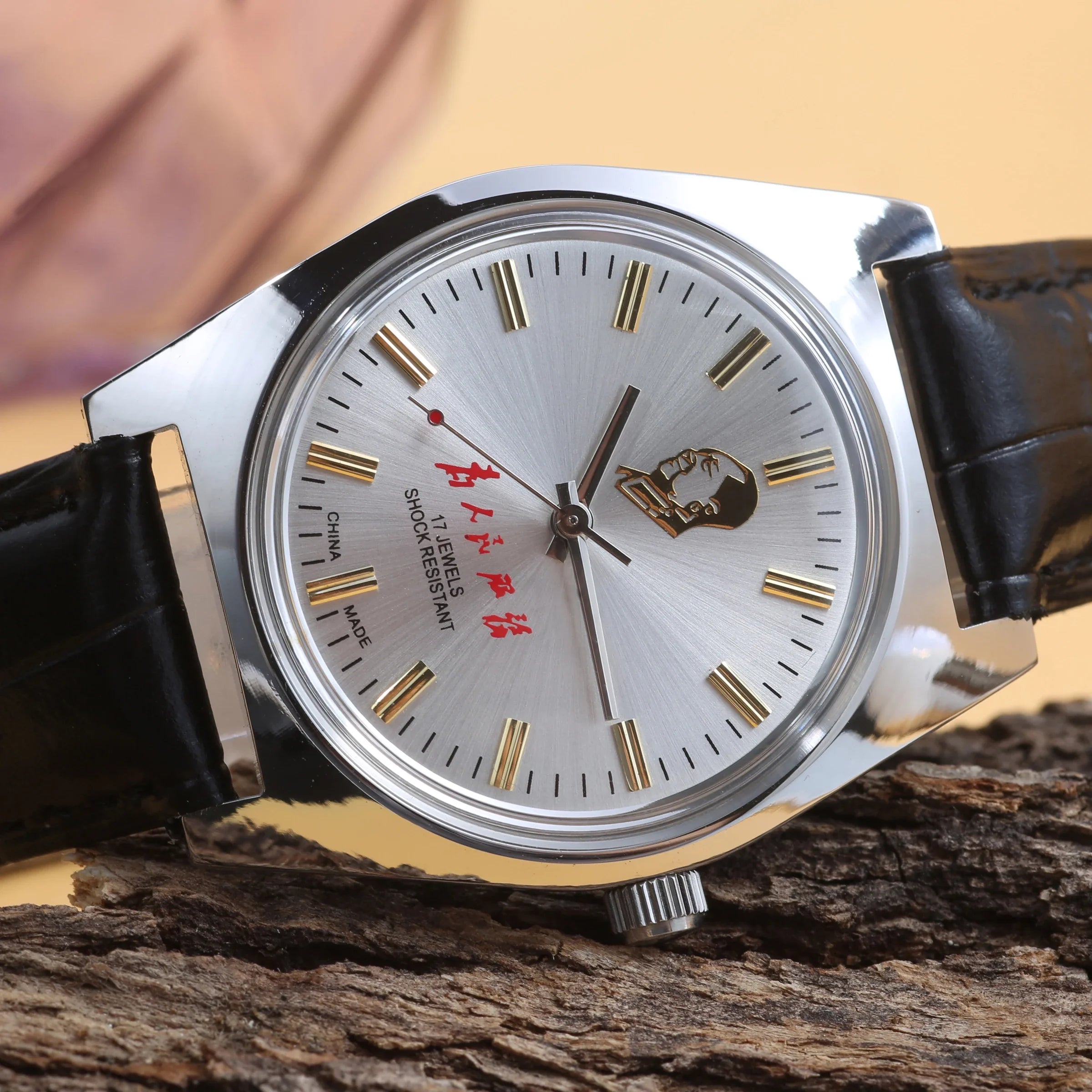 7120 Hand-Wind Mechanical Watch Men 36mm Retro Business Timepiece Classic Simple Look