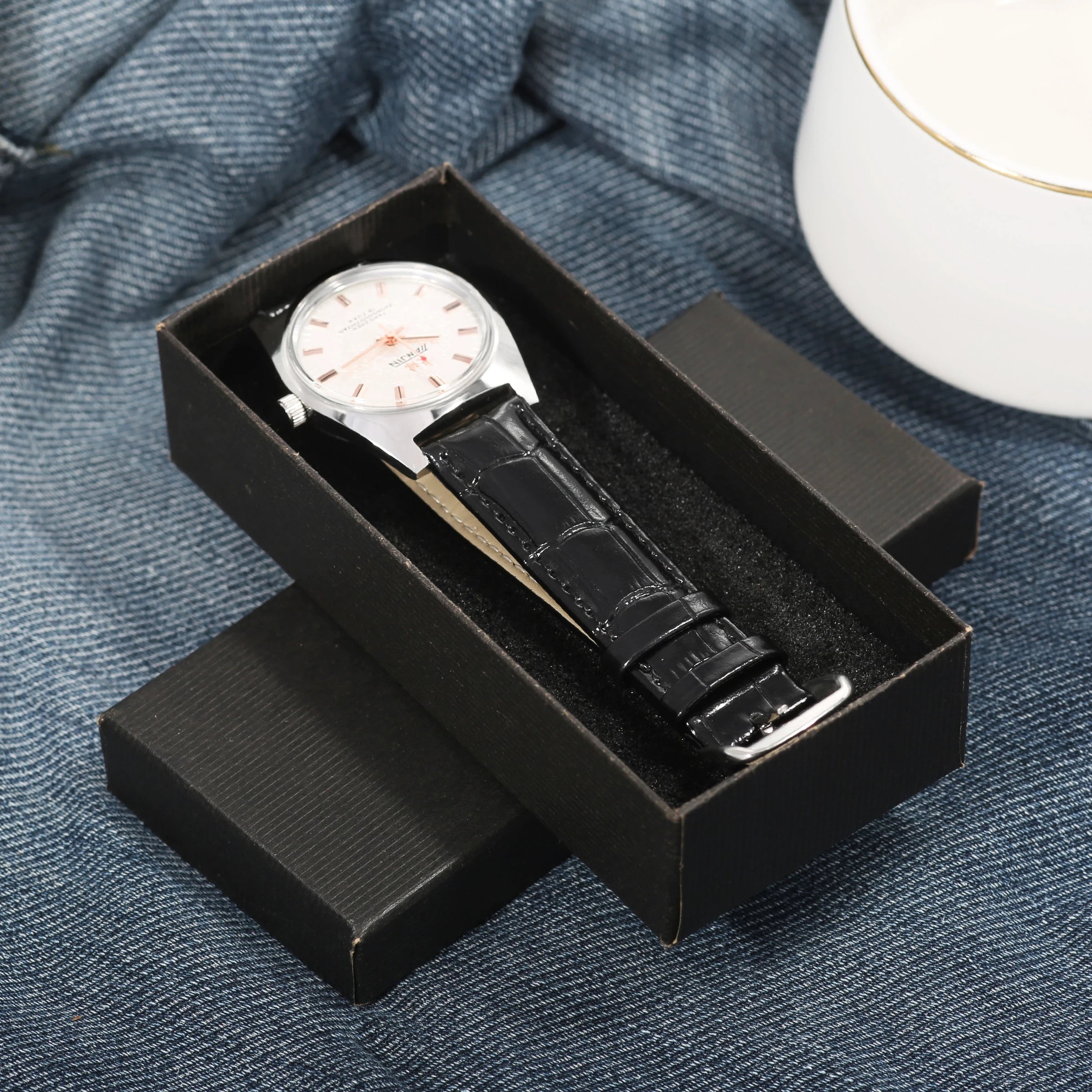 Men’s Hand-Wind Mechanical Watch 7120 Waterproof Bauhaus Design Watch for Men Wholesale