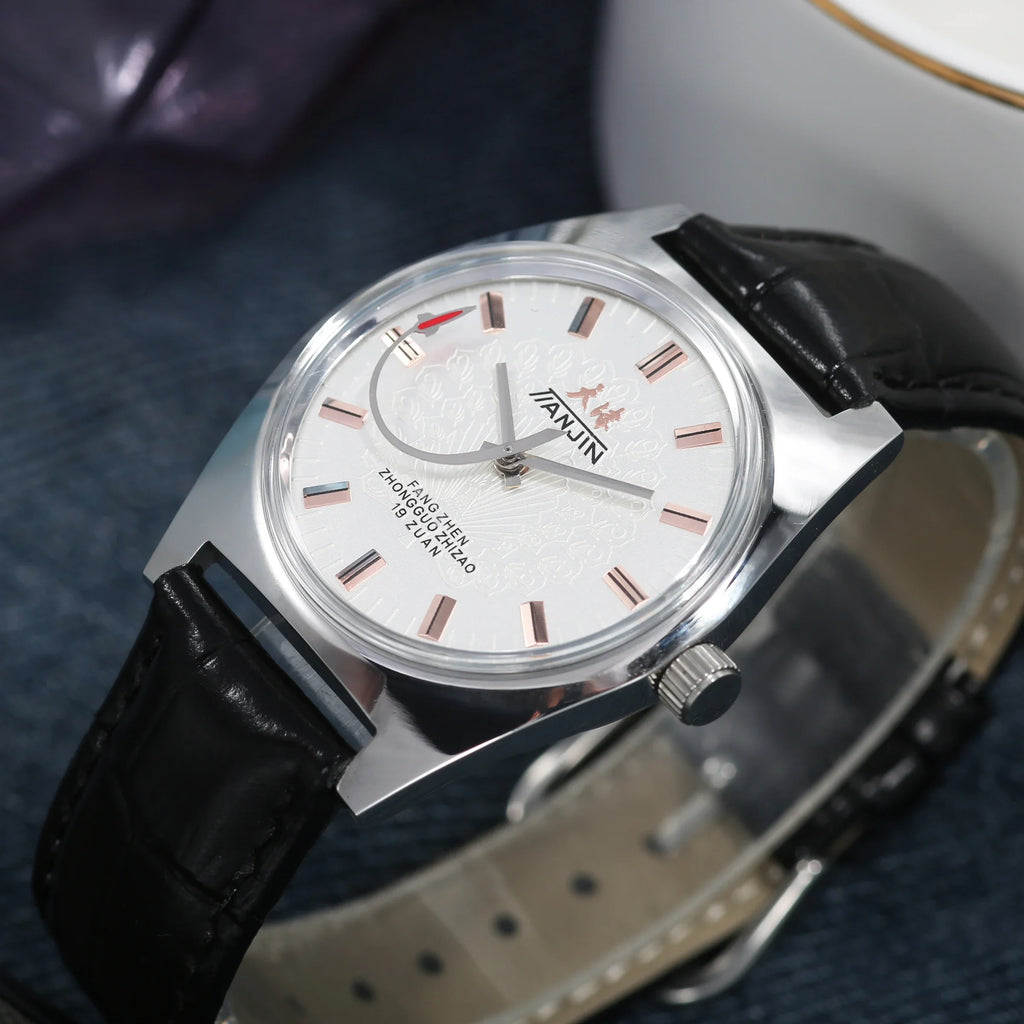 Men’s Hand-Wind Mechanical Watch 7120 Waterproof Bauhaus Design Watch for Men Wholesale